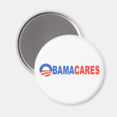 Obama interessiert magnet (Vorderseite/Rückseite)