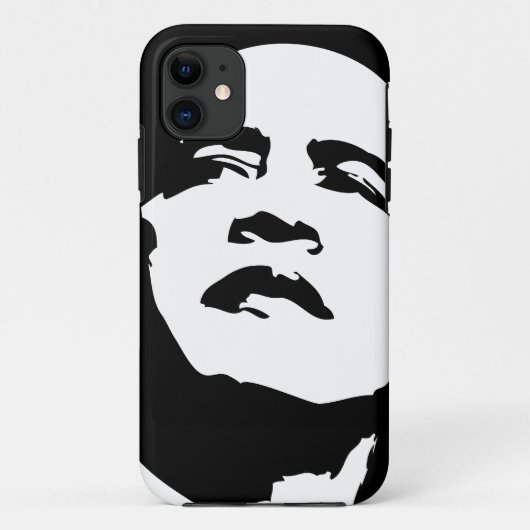 Obama iPhone 5 Fall 2012 Schwarzweiss Case-Mate iPhone Hülle (Rückseite)