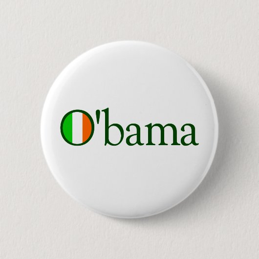 Obama-Iren Button (Vorderseite)