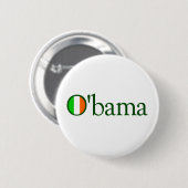 Obama-Iren Button (Vorne & Hinten)