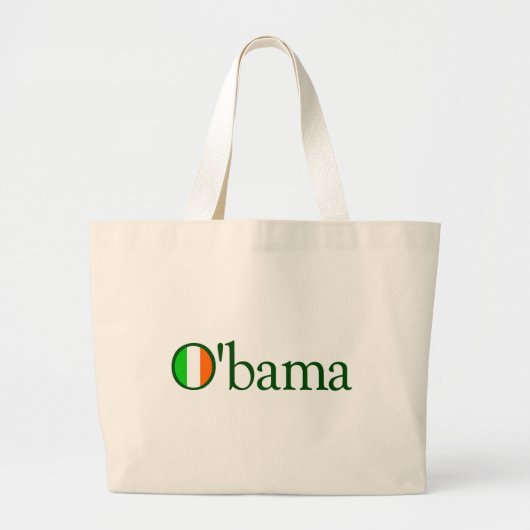 Obama-Iren Jumbo Stoffbeutel (Vorne)