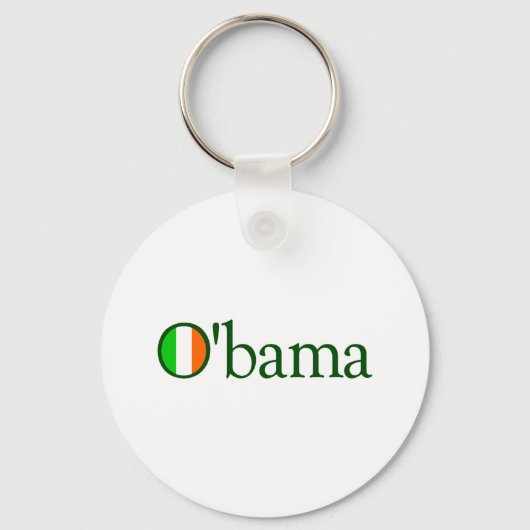 Obama Irish Schlüsselanhänger (Vorderseite)