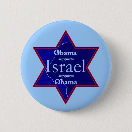 Obama ISRAEL Button (Vorderseite)