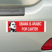 Obama ist arabisch autoaufkleber (Auf Auto)