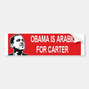 Obama ist arabisch autoaufkleber