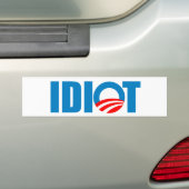 OBAMA IST EIN IDIOT AUTOAUFKLEBER (Auf Auto)