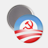 Obama ist Kommunist Magnet (Vorderseite/Rückseite)
