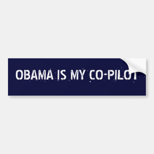 OBAMA IST MEIN KOPILOT AUTOAUFKLEBER