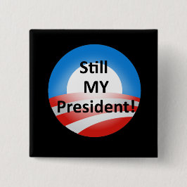 Obama ist mein Präsident Dump Trump Pin Button
