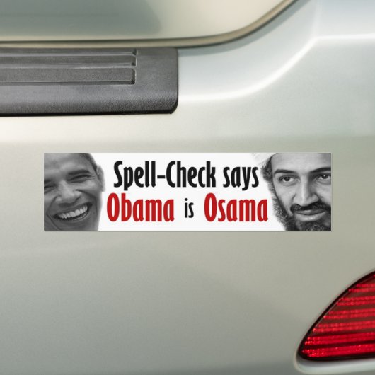 Obama ist Osama Autoaufkleber (Auf Auto)