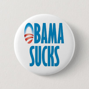 Obama ist zum Kotzen Button