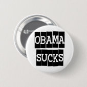 Obama ist zum Kotzen Button (Vorne & Hinten)