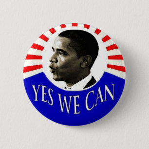 Obama, ja, das wir knöpfen können button