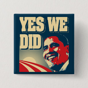Obama, ja, das wir knöpften button