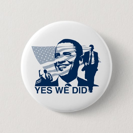 Obama, ja, das wir knöpften button (Vorderseite)