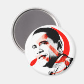 Obama - Ja, er wird Magnet (Vorderseite/Rückseite)