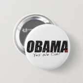 Obama "ja können wir!" Knopf Button (Vorne & Hinten)