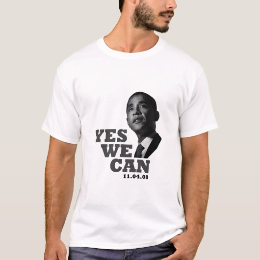 Obama - ja können wir T-Shirt (Vorderseite)