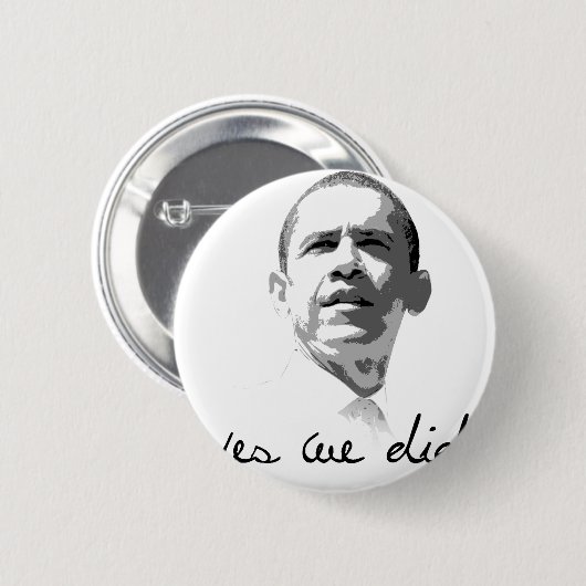 Obama: Ja taten wir Button (Vorne & Hinten)