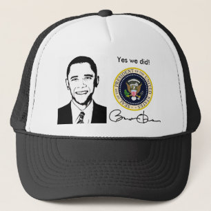 Obama ja taten wir Hut Truckerkappe