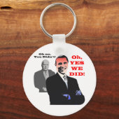 Obama JA WIR HABEN Schlüsselanhänger (Vorderseite)