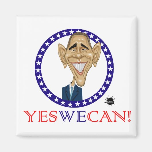 Obama Ja, wir können! Magnet (Vorne)