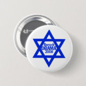 Obama JEWISH Button (Vorne & Hinten)