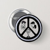 Obama/JFK/RFK Friedensknopf Button (Vorne & Hinten)