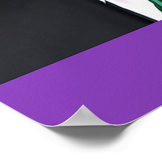 Obama-Joker anpassbar Poster (Ecke)