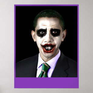 Obama-Joker anpassbar Poster