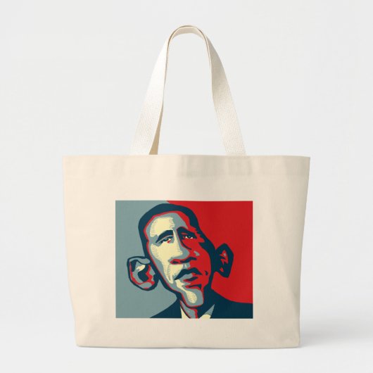 Obama Jumbo Stoffbeutel (Vorne)