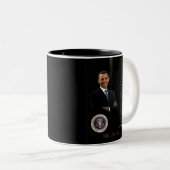 Obama-Kaffee-Tasse Zweifarbige Tasse (VorderseiteRechts)