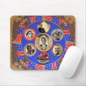 Obama-Kaleidoskop Mousepad (Mit Mouse)
