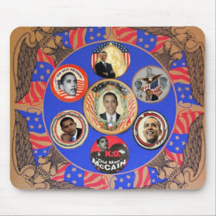 Obama-Kaleidoskop Mousepad