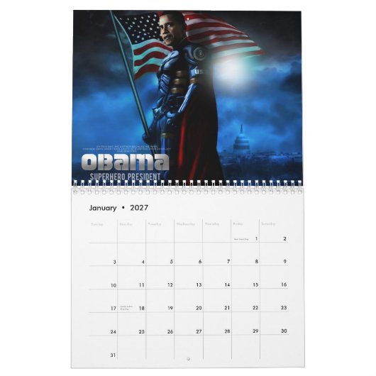 OBAMA-KALENDER KALENDER (Jan 2027)