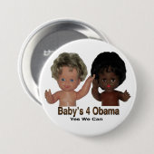 Obama-Kampagnen-Buttone Button (Vorne & Hinten)