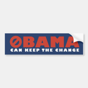Obama kann die Änderung behalten Autoaufkleber