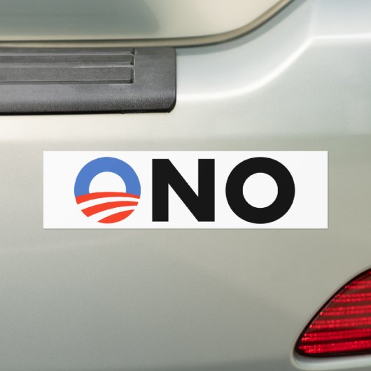 Obama kein Bama Nobama oh kein Obama Autoaufkleber (Auf Auto)
