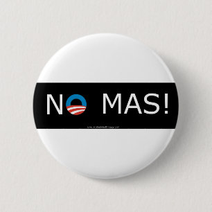 Obama kein Mas! Knöpfe Button