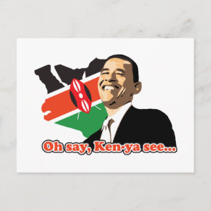 Obama Kenya Postkarte