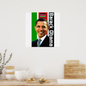 Obama Kenyan Heritage Poster (Küche)