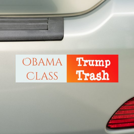 "Obama-Klasse, Trumpf-Abfall " Autoaufkleber (Auf Auto)