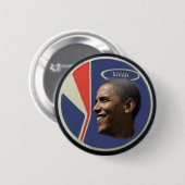 Obama-Knopf Button (Vorne & Hinten)