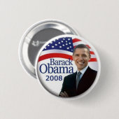 Obama-Knopf Button (Vorne & Hinten)