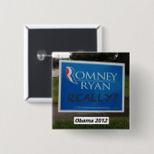 Obama-Knopf Button (Vorne & Hinten)