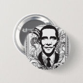 Obama-Knopf Button (Vorne & Hinten)