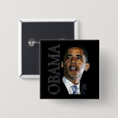 Obama-Knopf Button (Vorne & Hinten)