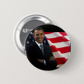 Obama-Knopf Button (Vorne & Hinten)