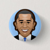 Obama-Knopf klein Button (Vorderseite)