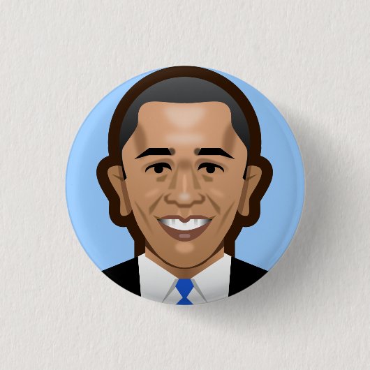 Obama-Knopf klein Button (Vorderseite)